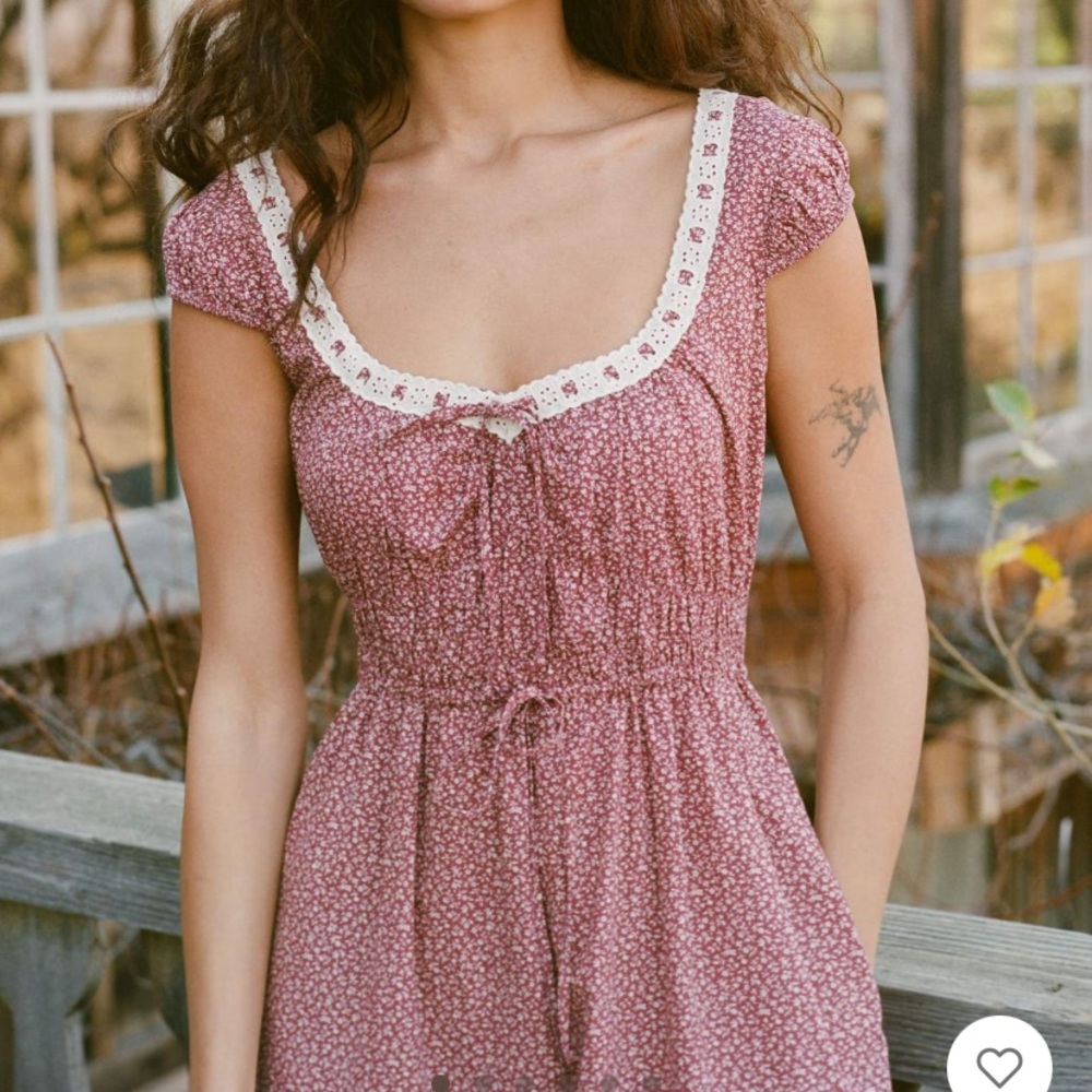 heart floral Kelly dress XS